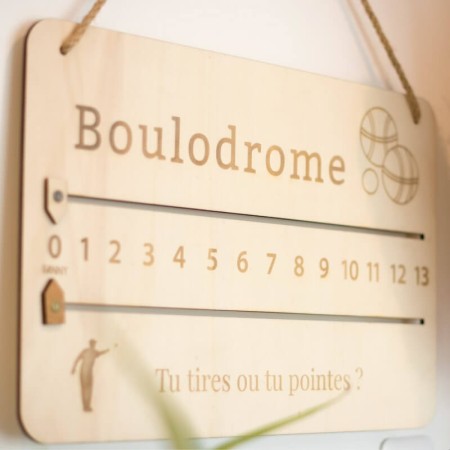Boulodrome en bois