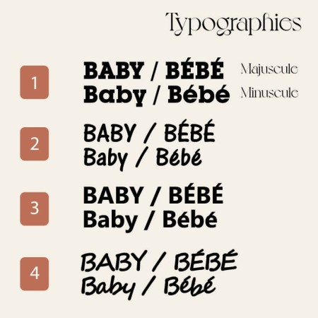 Découpe bois - BEBE/BABY