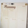 copie de Planning Hebdomadaire en bois et plexi