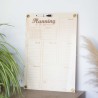 copie de Planning Hebdomadaire en bois et plexi