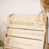 Boulodrome en bois personnalisé