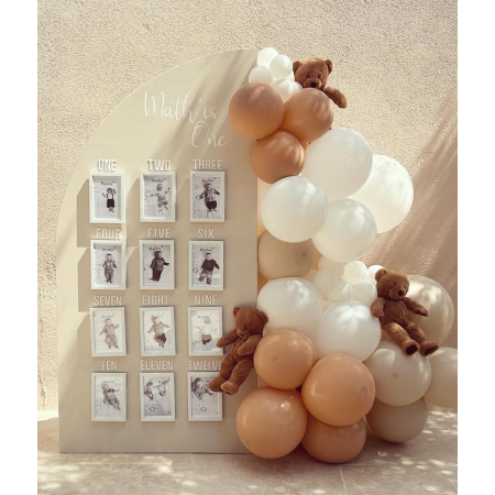 Location arche anniversaire 1 an personnalisée | Décor enfant