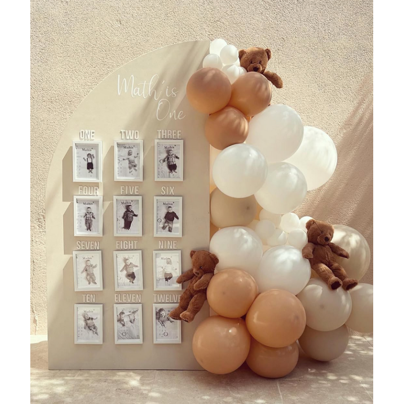 Location arche anniversaire 1 an personnalisée | Décor enfant